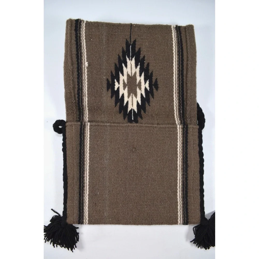 Wool Saddle Blanket Tote Bag Purse Southwest Western‎ Aztec 14